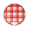 Holiday Plaid Appetizer Plate Set of 4 - 4 0f 4
