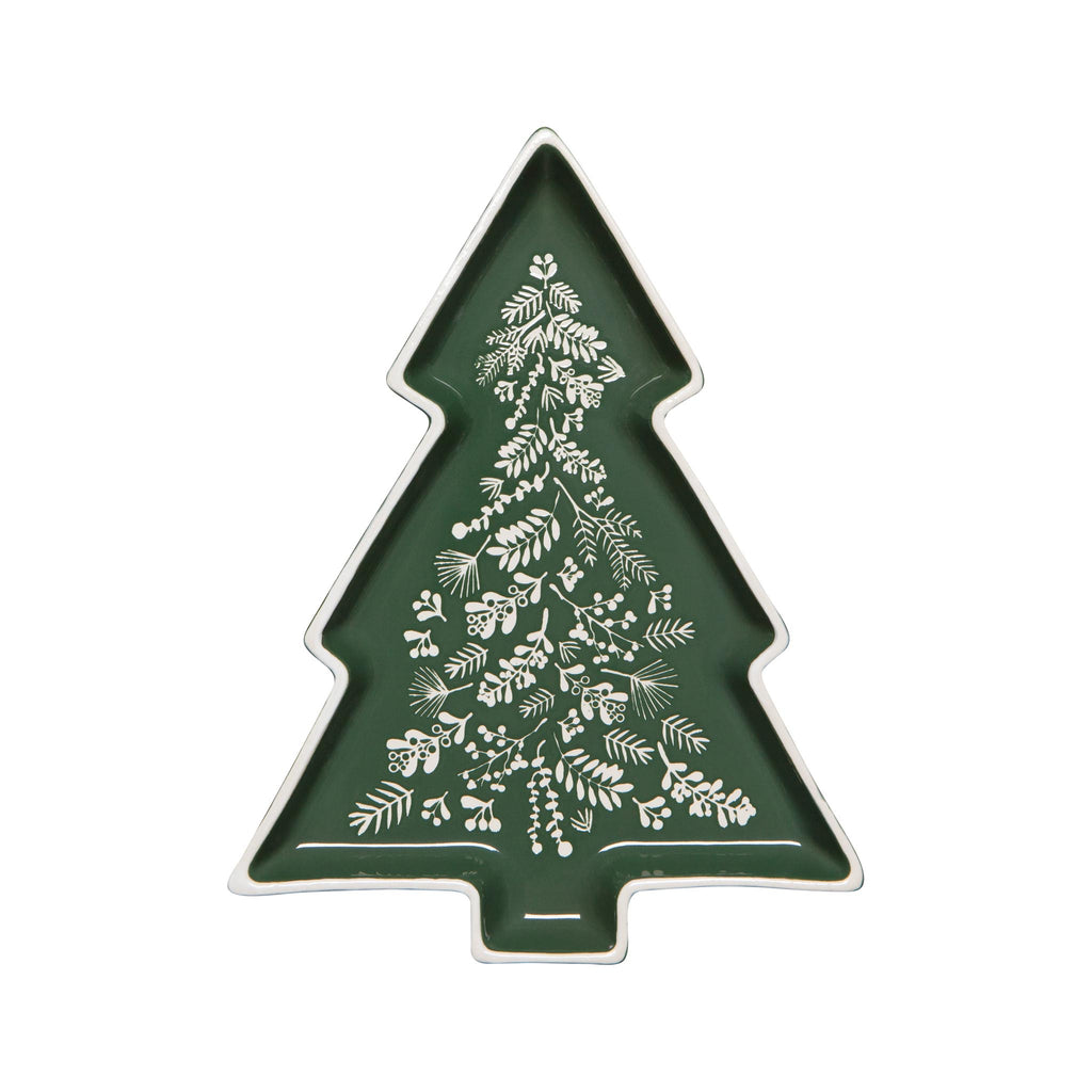 Winterberry Tree Shaped Platter