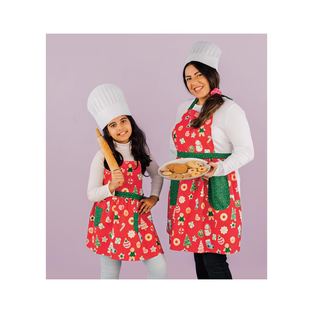 Minnie Apron - Cookie Exchange - on child