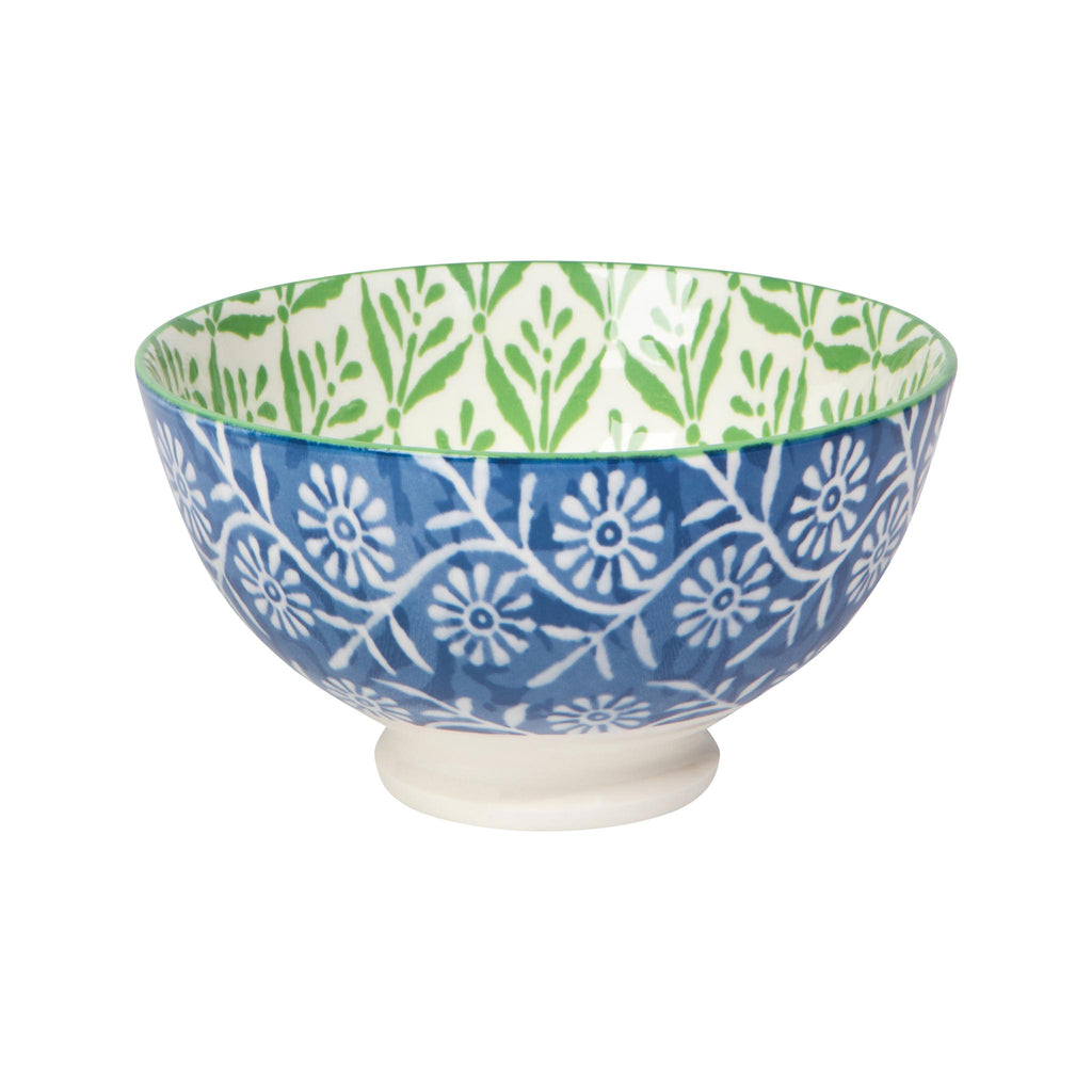 Green Leaf Stamped Bowl - Small