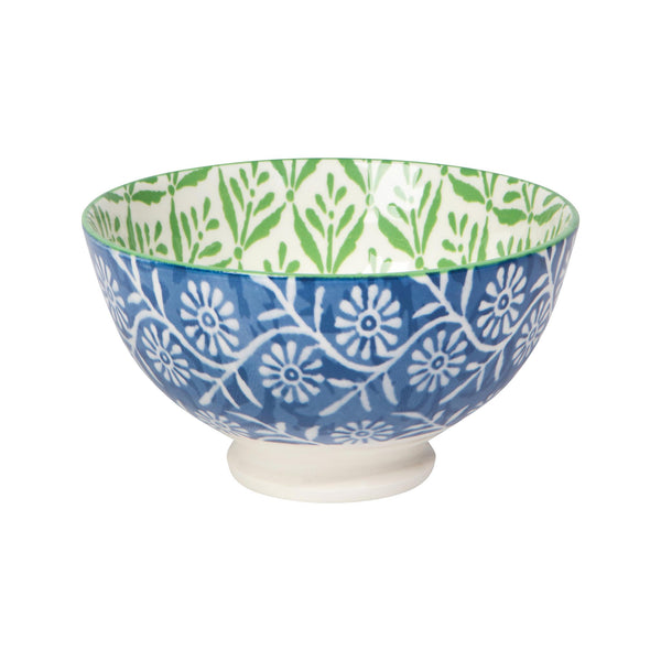 Green Leaf Stamped Bowl - Small