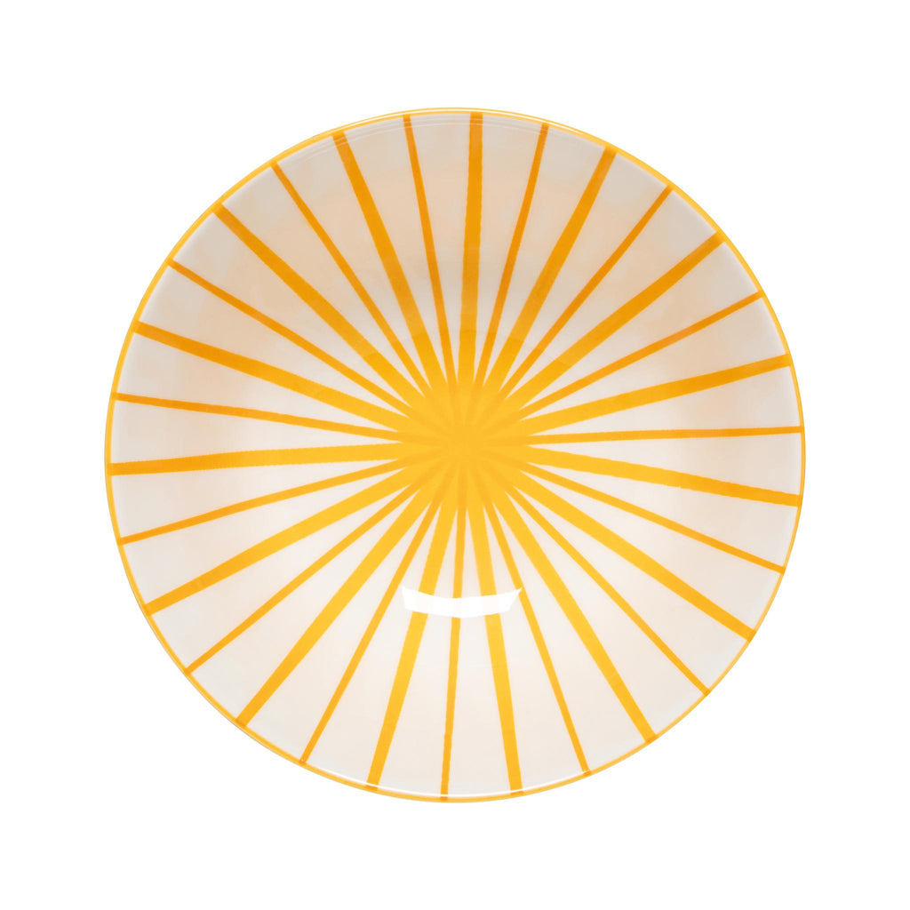 Sunburst Stamped Bowl - Medium - interior