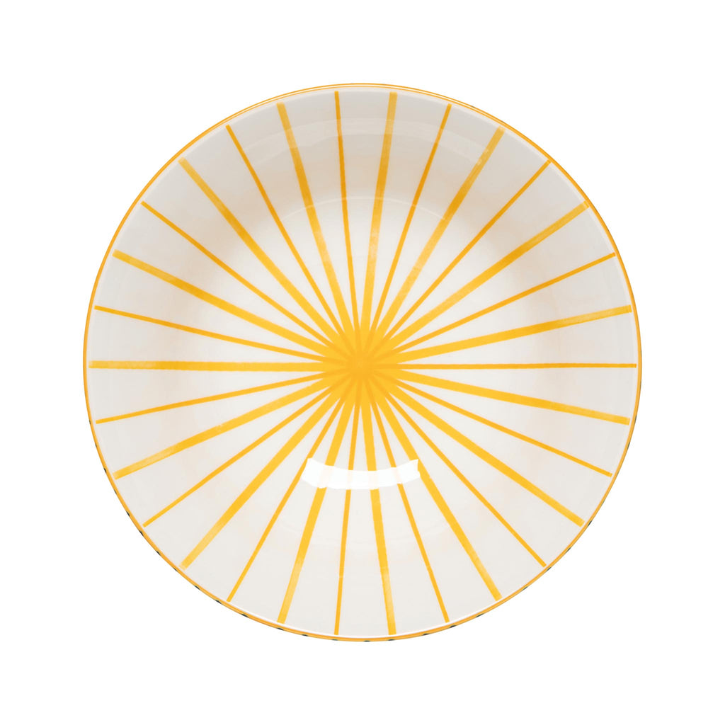 Sunburst Stamped Bowl - Large - interior