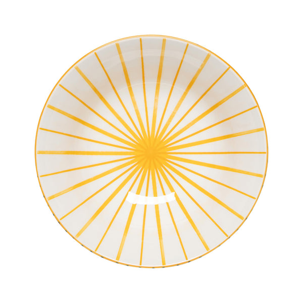 Sunburst Stamped Bowl - Large - interior