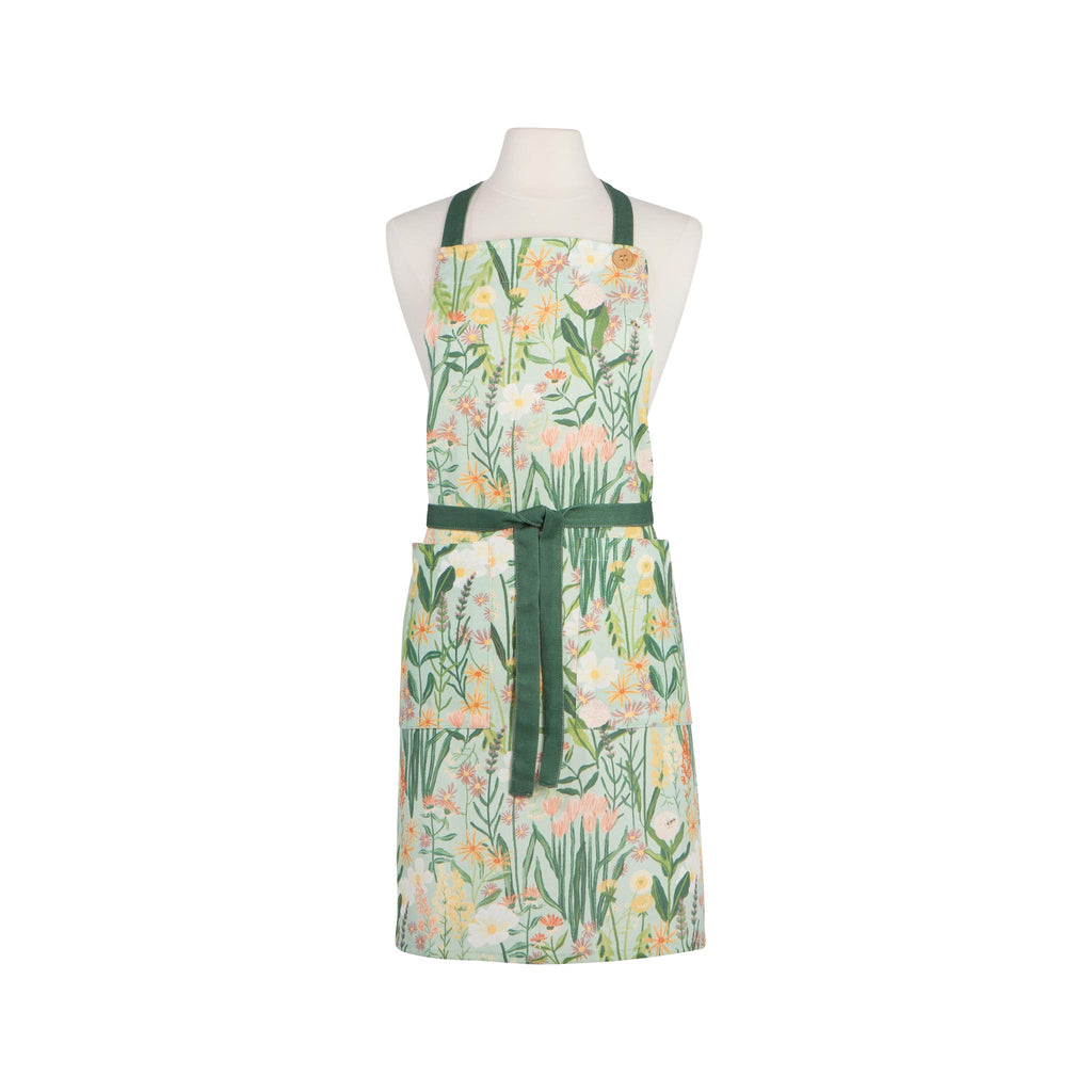 Bees & Blooms Spruce Apron