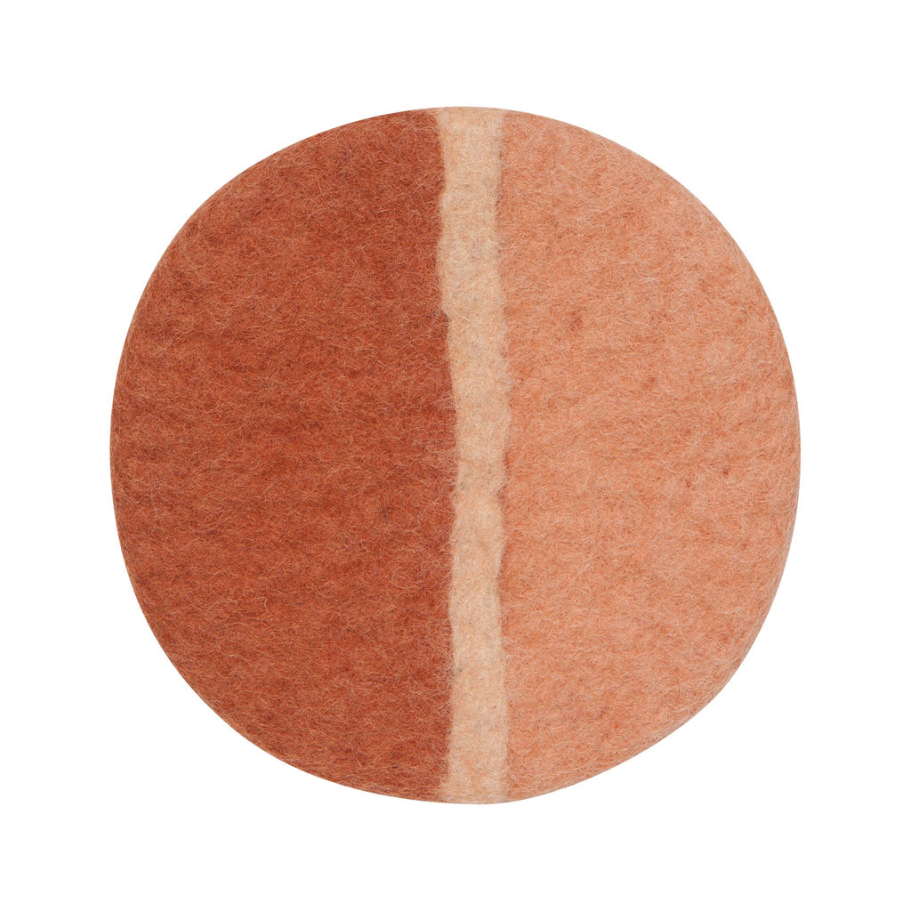Sienna Felted 6" Wool Trivet