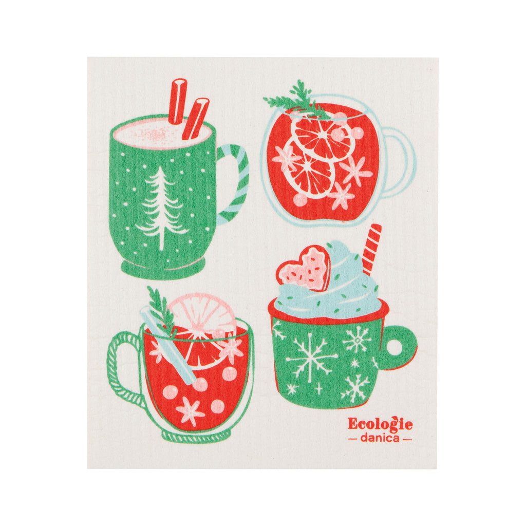 Ecologie Holiday Swedish Dishcloths - Cozy Cups