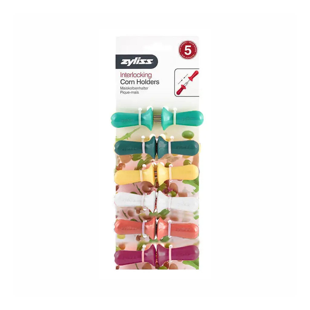 Zyliss Opaque Interlocking Corn Holder Set - packaging