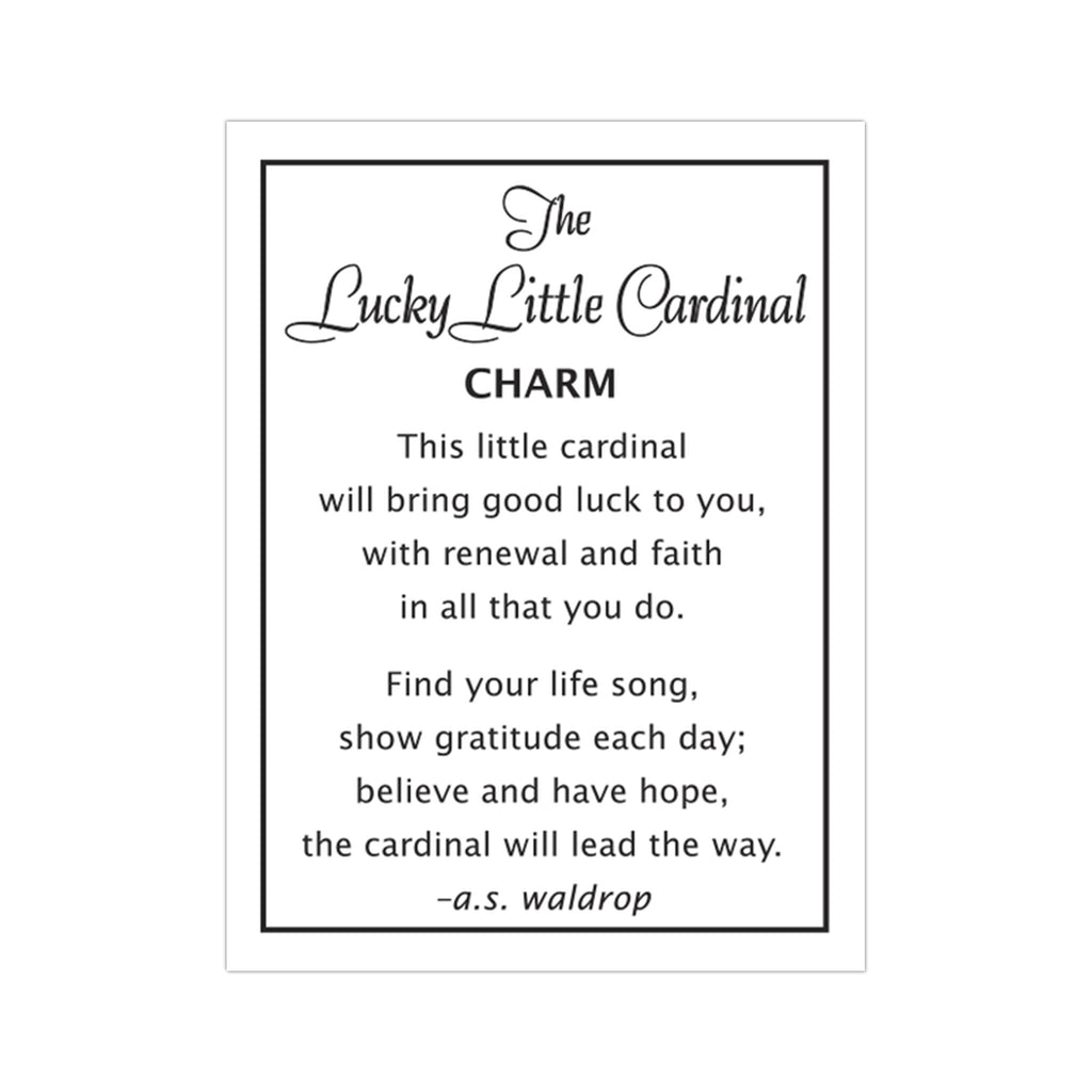 Christmas Cardinal Pocket Charm