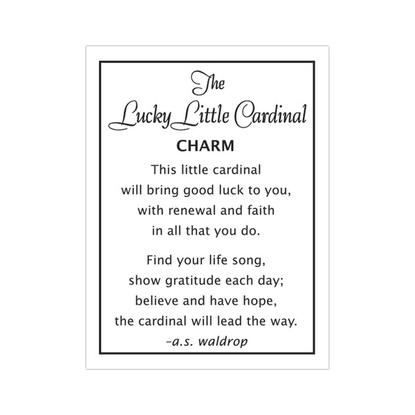 Christmas Cardinal Pocket Charm
