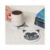 Cats Meow Soak Up Coasters - in use