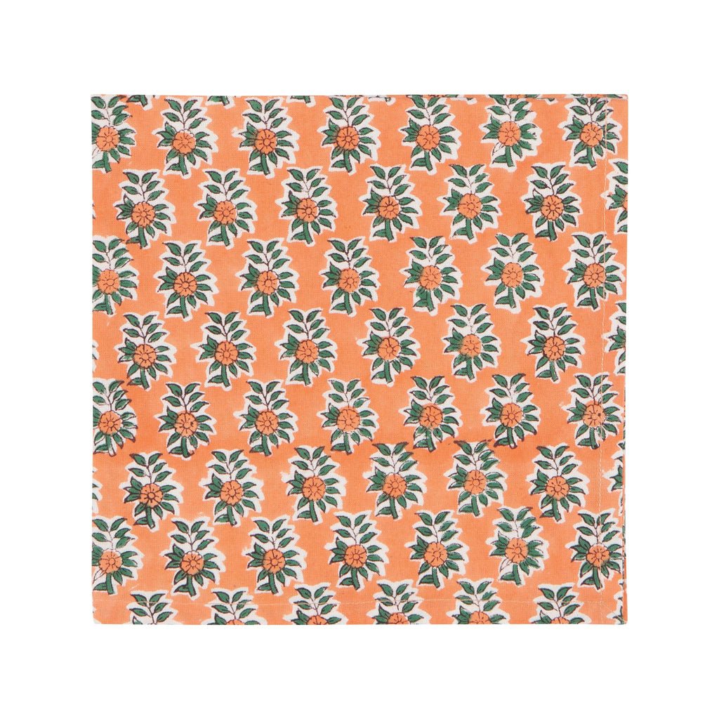 Gather Block Print Napkin Set of 4 - Pattern 1