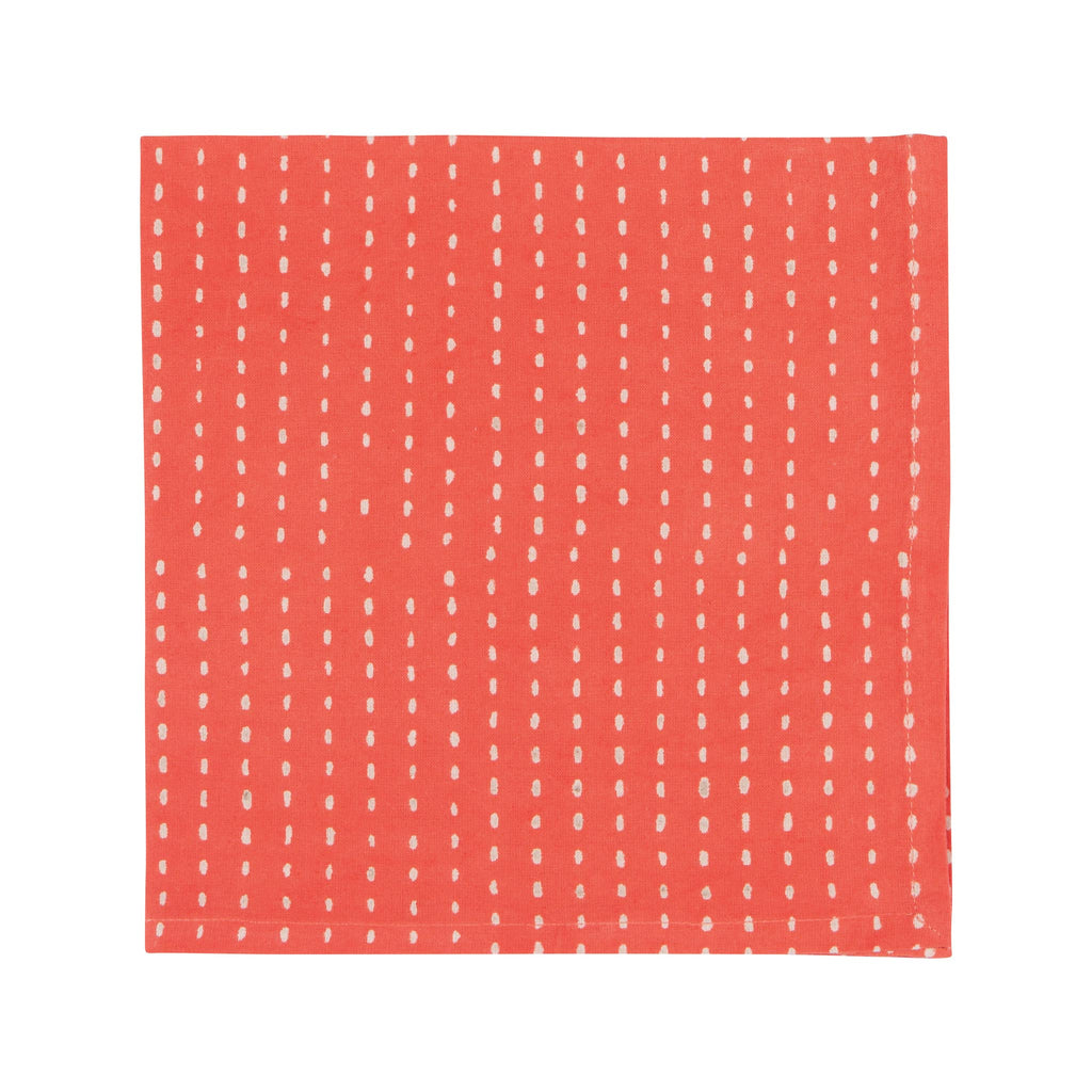 Gather Block Print Napkin Set of 4 - Pattern 4