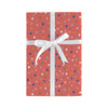 Design Design Jumbo Gift Wrap - 10ft. - Citrus Floral Dots