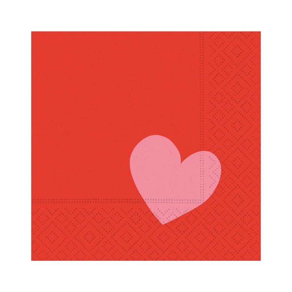 Graphic Love Beverage Napkins