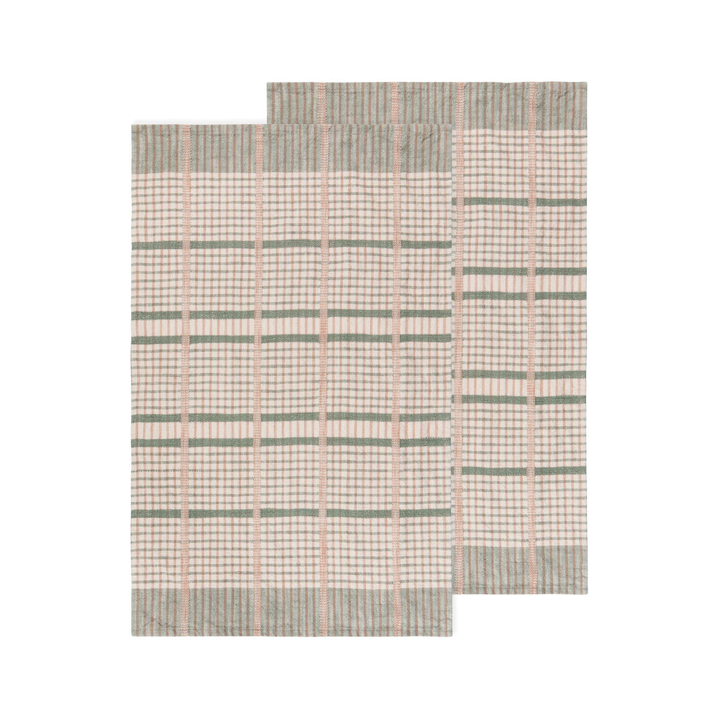 Willow Finley Check Dish Towel Set of 2