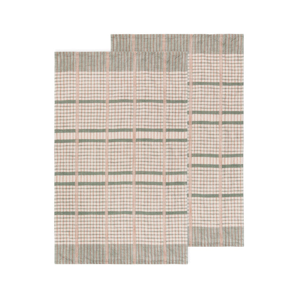 Willow Finley Check Dish Towel Set of 2