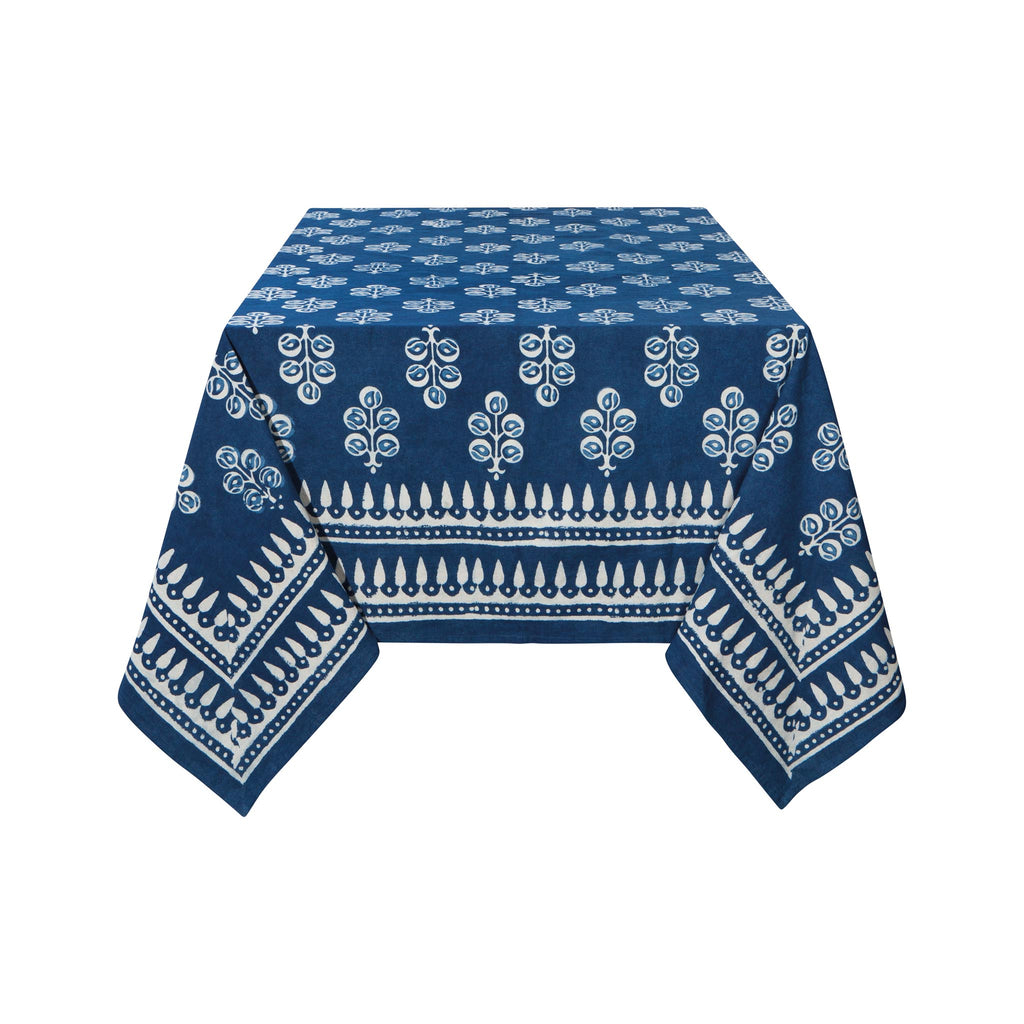 Hawthorn Block Print Tablecloth