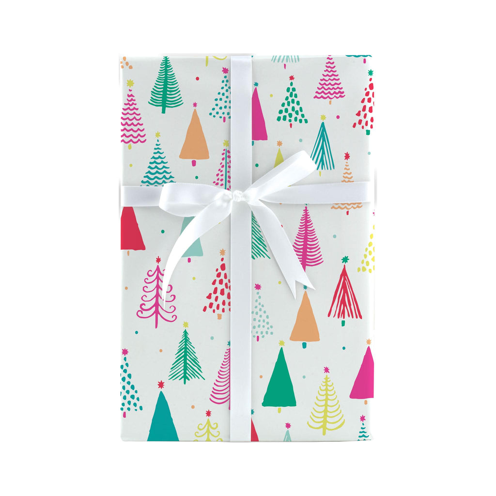 Design Design Christmas Wrap - Bold Bright Christmas Trees