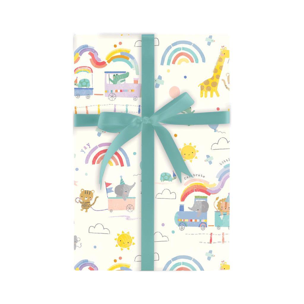 Design Design Gift Wrap - All Aboard Baby