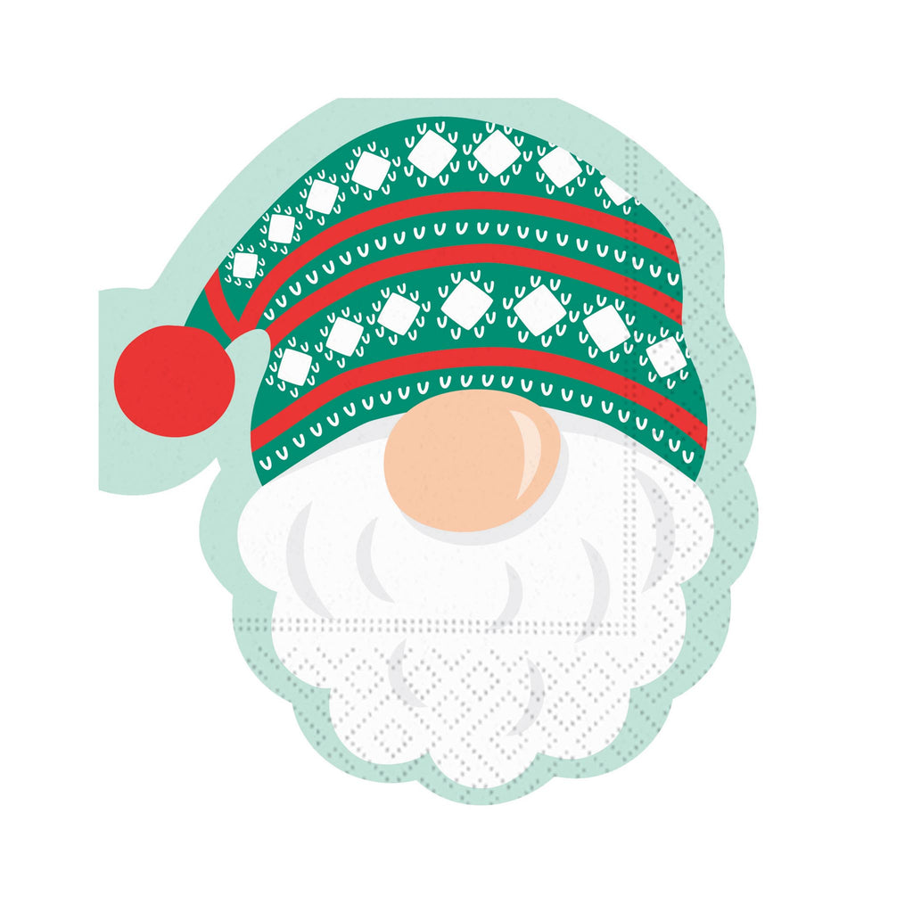 Winter Gnomes Hat Beverage Napkins