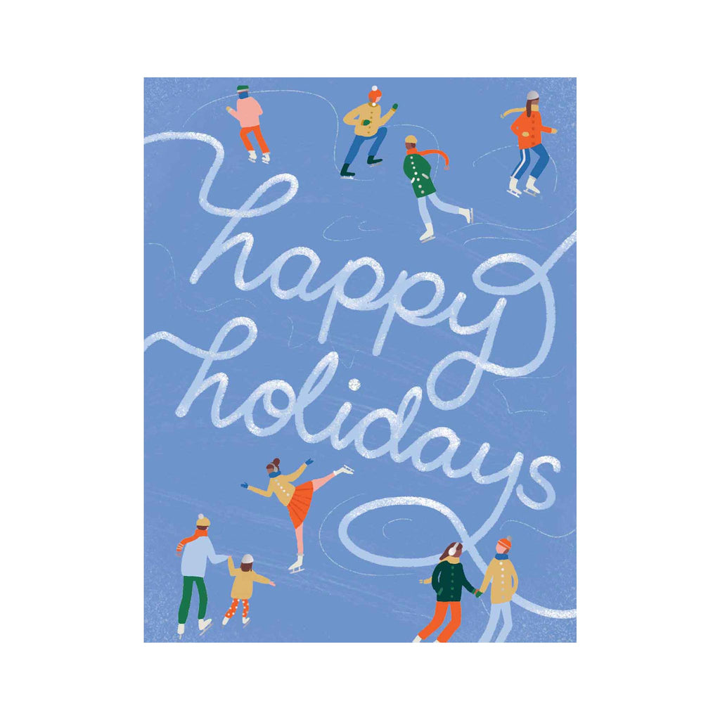 Holiday Skaters Boxed Cards