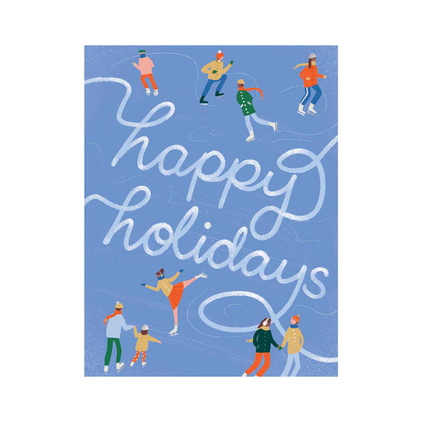Holiday Skaters Boxed Cards