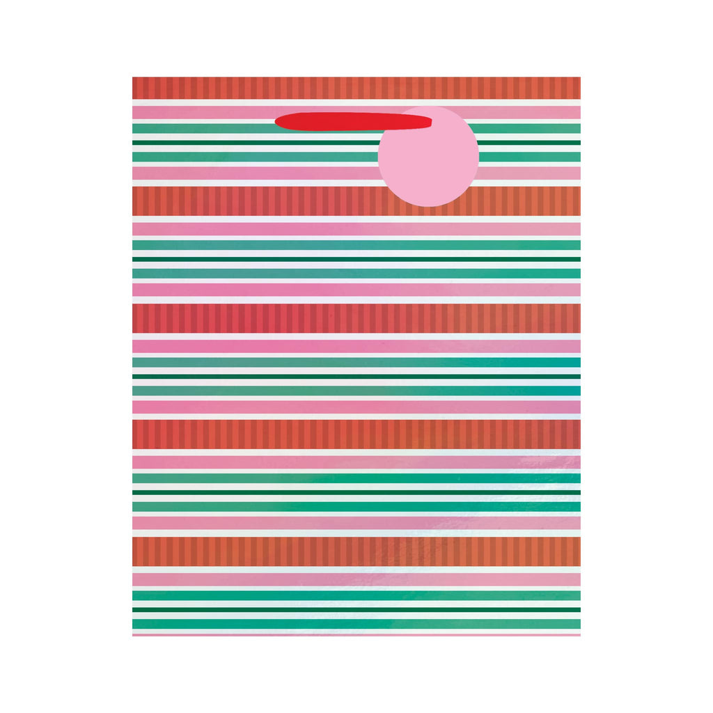 Bright Stripes Gift Bag - Medium
