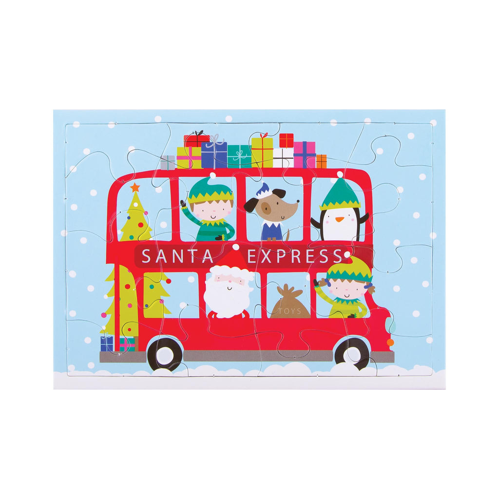 Child Special Delivery Bus Puzzle Card