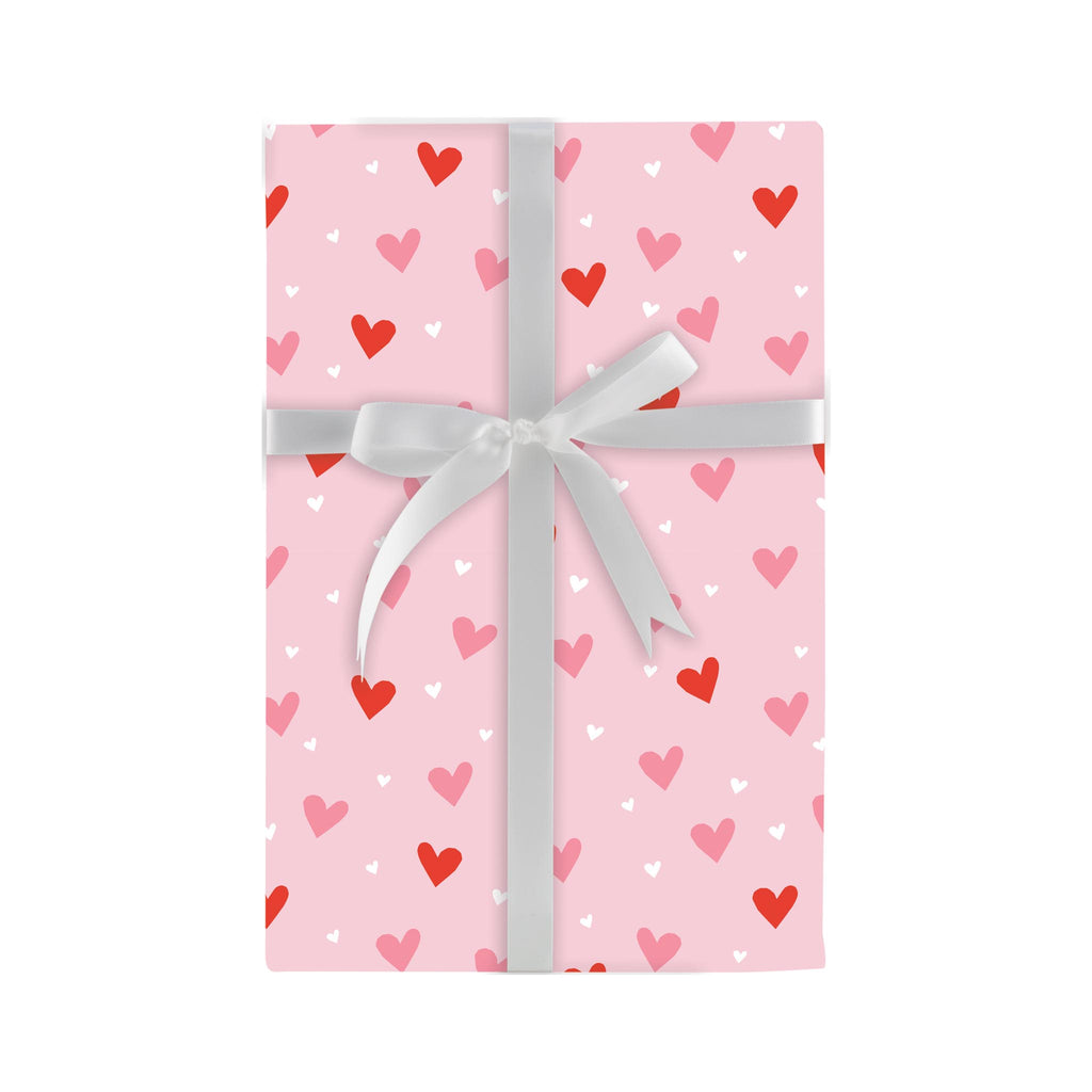 Design Design Gift Wrap - Graphic Love Hearts