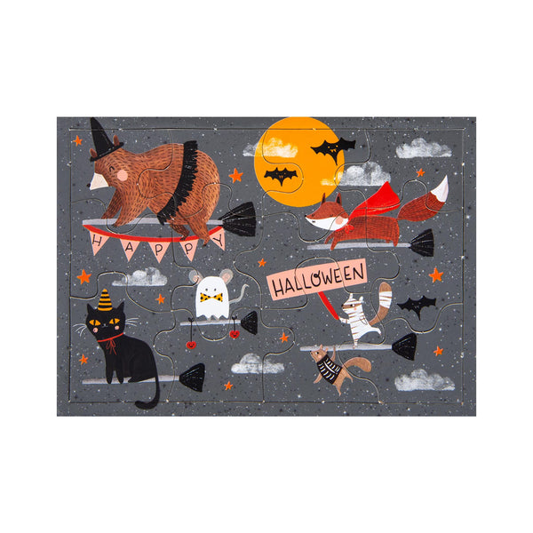 Halloween Sky Puzzle Card