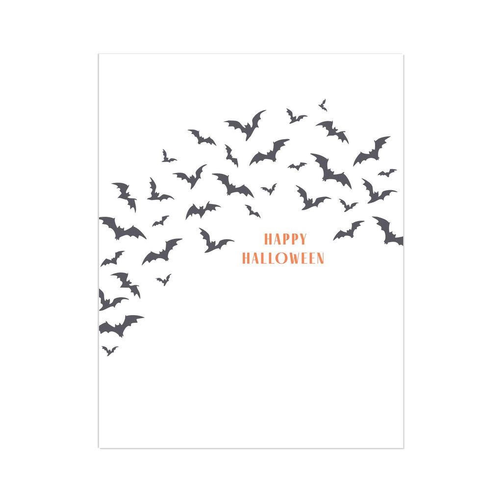 Happy Halloween Bat Card