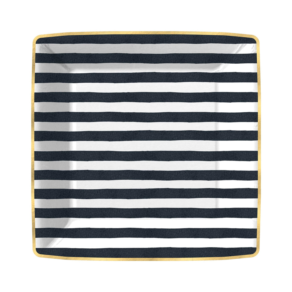 Bold Strokes Paper Dinner Plates