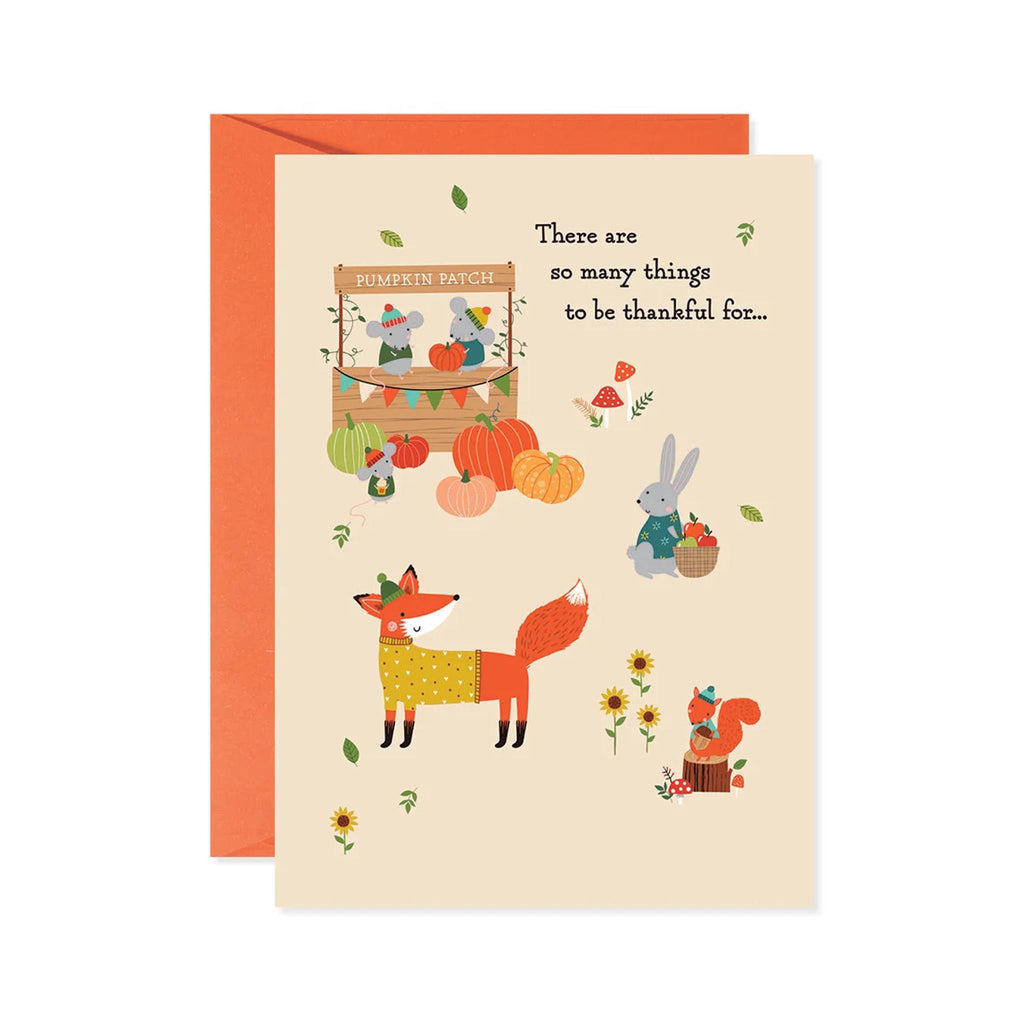 Fun Fall Activities Thanksgiving Card