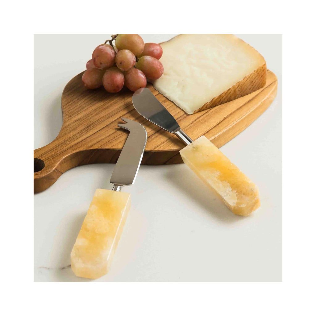 Ember Cheese Knives Pair - on board