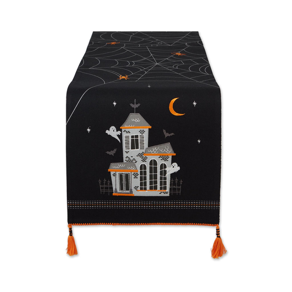 Haunted House Embellished Table Runner