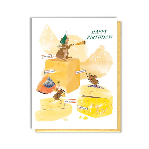 Cheese Birthday Card