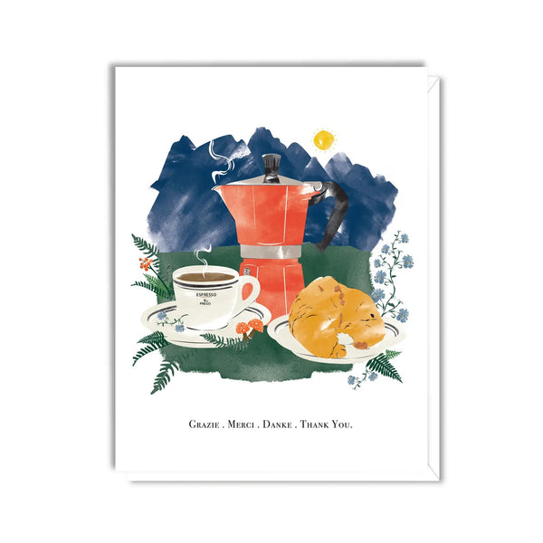 Espresso Thank You Card