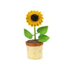 Potted Felt Flowers - Sunflower