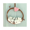 Mini Wreath - Love Doves - on door