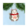 Wintertime Friends Felt Ornaments - Snowflake Kitty