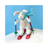 Wintertime Friends Felt Ornaments - Skiing Bunny