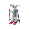Wintertime Friends Felt Ornaments - Skiing Bunny