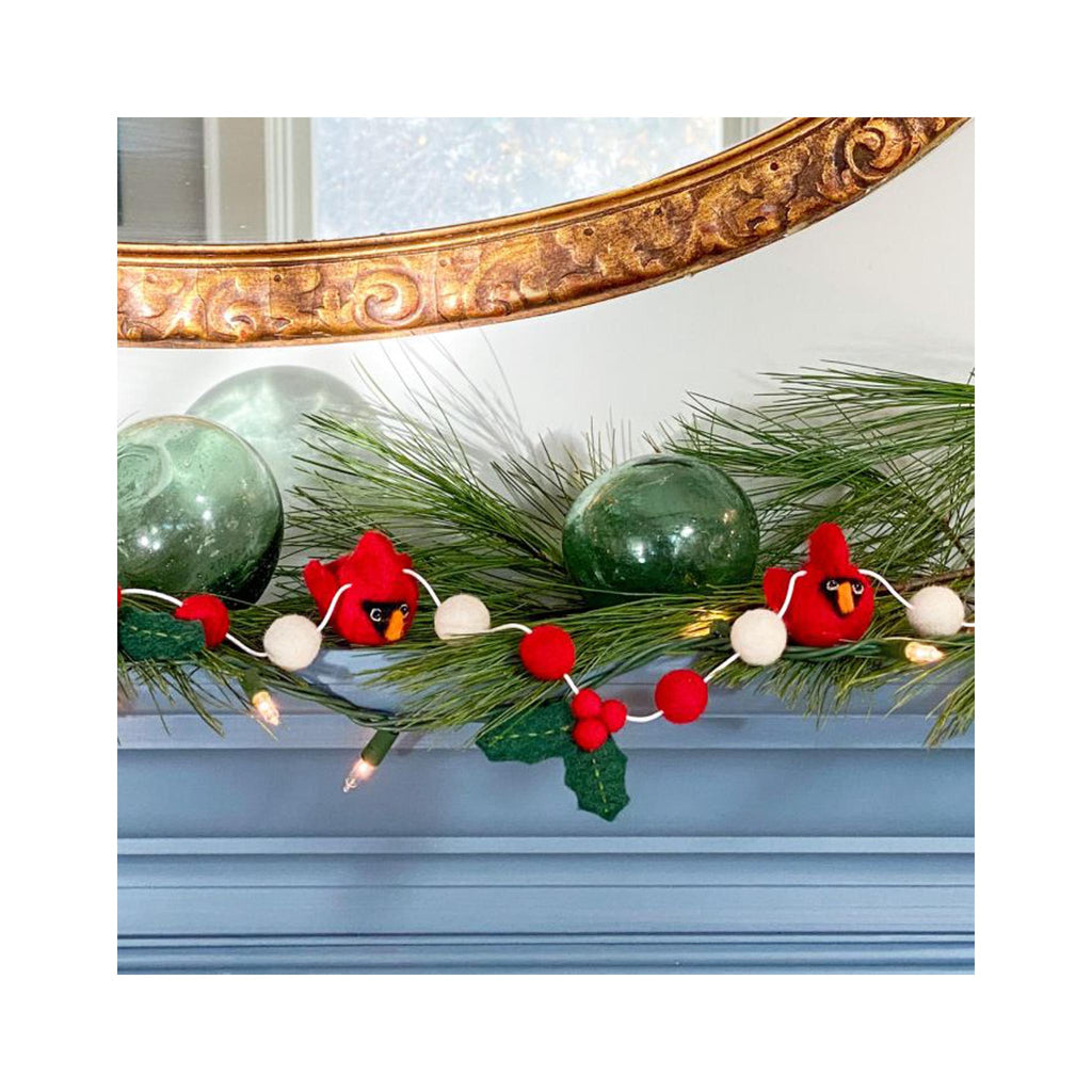 Felt Garland - Holiday Cardinal