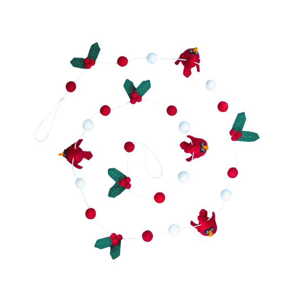 Felt Garland - Holiday Cardinal