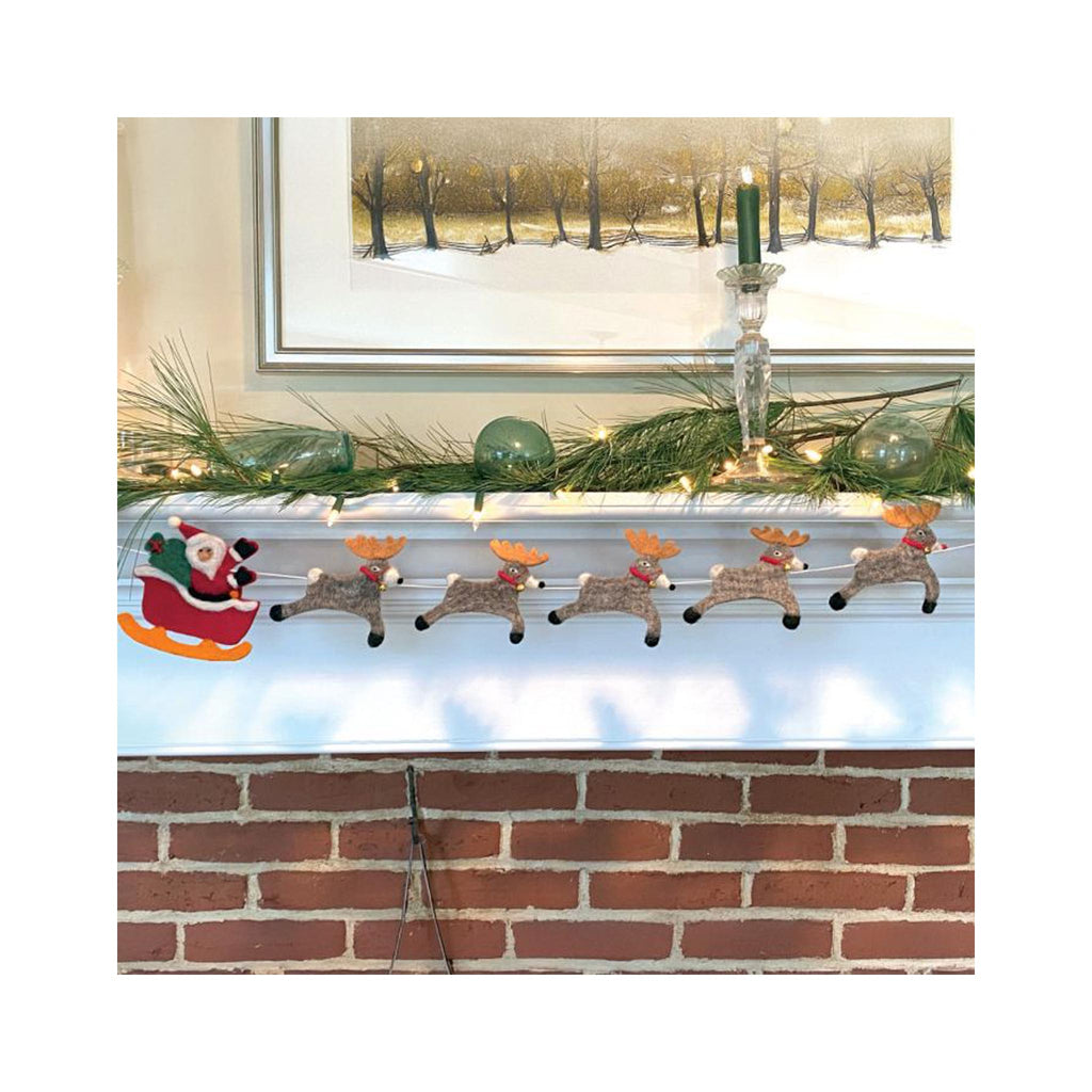 Felt Garland - Holiday Sleigh Ride