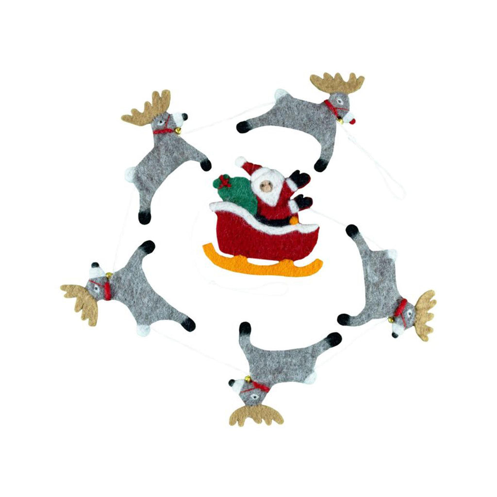 Felt Garland - Holiday Sleigh Ride