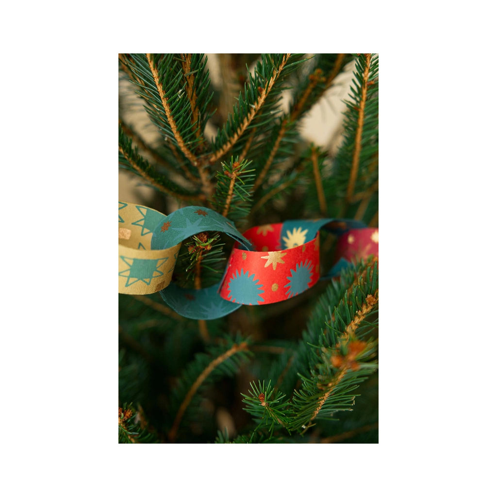 Festive Paper Chain Kit - detail
