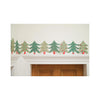 Christmas Trees Concertina Garland - on door trim