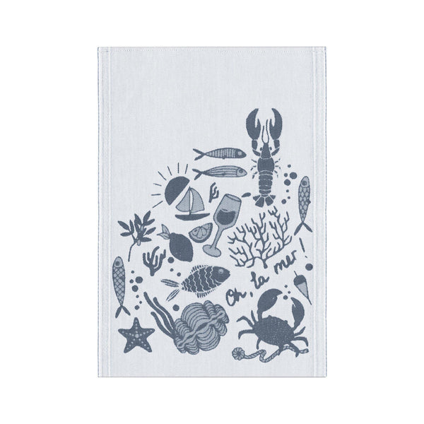 Ekelund Kitchen Towel - OH LA MER -Blue